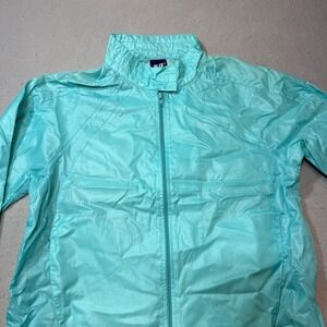 Nike Lightweight Windbreaker‎ Jacket Teal Retro Athletic Size L